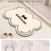 40*60 special-shaped diatom mud bathroom floor mat, anti-slip quick-drying water-absorbing cooling pad for dressing room, toilet and washroom floor mat details Picture